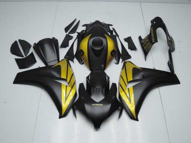 Loja Carenagem Moto Honda CBR 1000RR 08-11 - Preto Fosco & Ouro Loja Carenagem Moto Honda CBR 1000RR 08-11 - Preto Fosco & Ouro