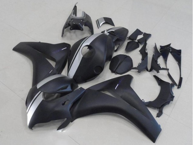Loja Carenagem Moto Honda CBR 1000RR 08-11 - Preto Fosco & Prata Loja Carenagem Moto Honda CBR 1000RR 08-11 - Preto Fosco & Prata