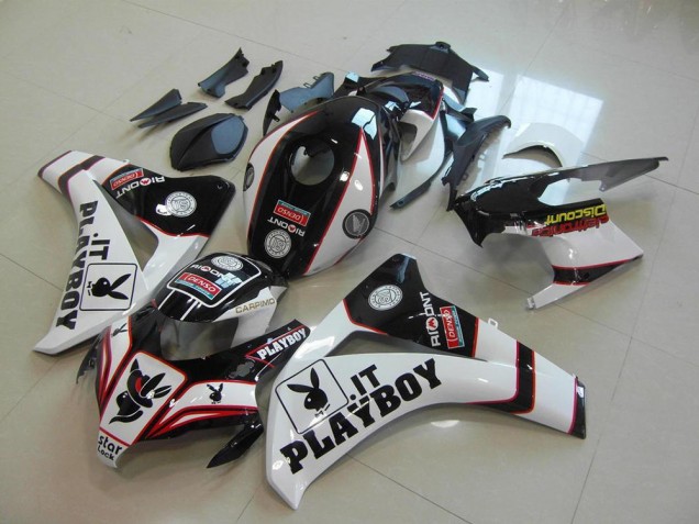 Loja Carenagem Moto Honda CBR 1000RR 08-11 - Preto Playboy Loja Carenagem Moto Honda CBR 1000RR 08-11 - Preto Playboy