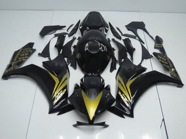 Loja Carenagem Moto Honda CBR 1000RR 12-16 - Preto Brilhante & Ouro Loja Carenagem Moto Honda CBR 1000RR 12-16 - Preto Brilhante & Ouro