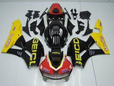 Loja Carenagem Moto Honda CBR 1000RR 12-16 - Preto Vermelho HRC