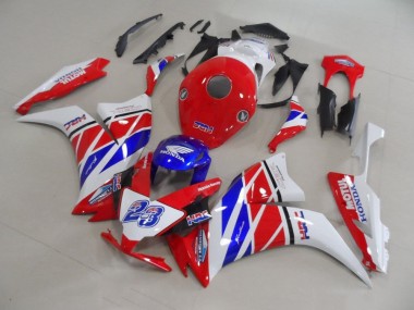 Loja Carenagem Moto Honda CBR 1000RR 12-16 - Vermelho Branco Azul HRC 23