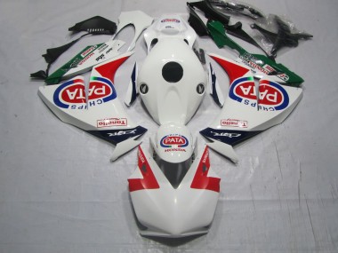 Loja Carenagem Moto Honda CBR 1000RR 12-16 - Vermelho Branco PATA