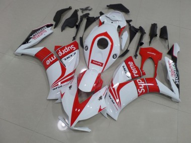 Loja Carenagem Moto Honda CBR 1000RR 12-16 - Vermelho & Branco Supreme