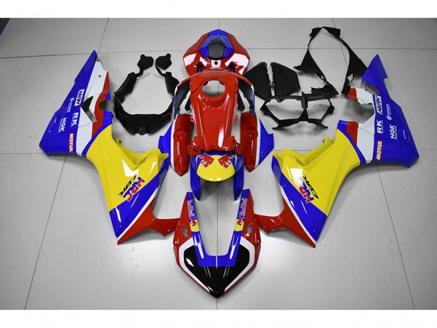 Loja Carenagem Moto Honda CBR 1000RR 17-23 - Vermelho Amarelo Azul HRC Red Bull Loja Carenagem Moto Honda CBR 1000RR 17-23 - Vermelho Amarelo Azul HRC Red Bull