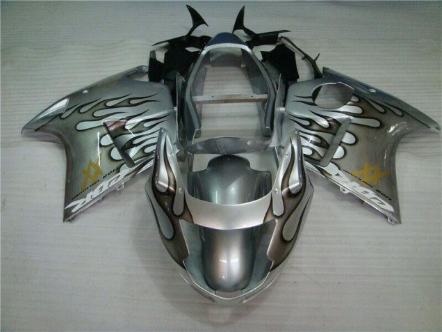 Loja Carenagem Moto Honda CBR 1100 XX 96-07 - Chama Prata Cinzento Loja Carenagem Moto Honda CBR 1100 XX 96-07 - Chama Prata Cinzento