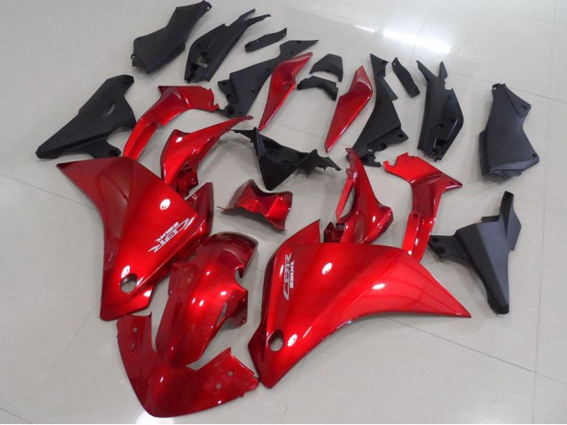 Loja Carenagem Moto Honda CBR 250RR 11-13 - Vermelho Preto Fosco Loja Carenagem Moto Honda CBR 250RR 11-13 - Vermelho Preto Fosco