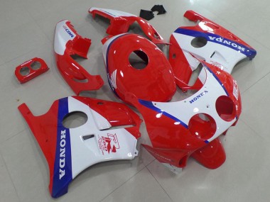 Loja Carenagem Moto Honda CBR 250RR MC22 91-98 - Azul Vermelho Branco