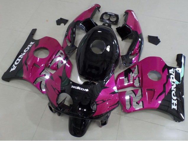 Loja Carenagem Moto Honda CBR 250RR MC22 91-98 - Rosa Preto Loja Carenagem Moto Honda CBR 250RR MC22 91-98 - Rosa Preto