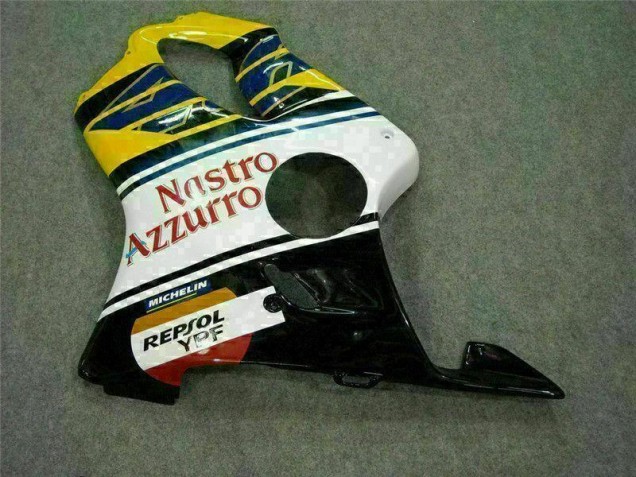 Loja Carenagem Moto Honda CBR 600 F4i 01-03 - Amarelo Branco Loja Carenagem Moto Honda CBR 600 F4i 01-03 - Amarelo Branco