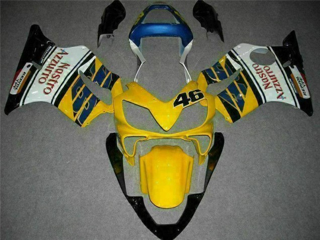 Loja Carenagem Moto Honda CBR 600 F4i 01-03 - Amarelo Branco Loja Carenagem Moto Honda CBR 600 F4i 01-03 - Amarelo Branco