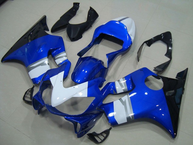 Loja Carenagem Moto Honda CBR 600 F4i 01-03 - Branco Azul Preto Loja Carenagem Moto Honda CBR 600 F4i 01-03 - Branco Azul Preto