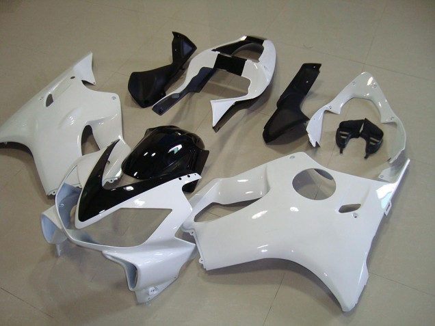 Loja Carenagem Moto Honda CBR 600 F4i 01-03 - Branco & Preto Listra Loja Carenagem Moto Honda CBR 600 F4i 01-03 - Branco & Preto Listra