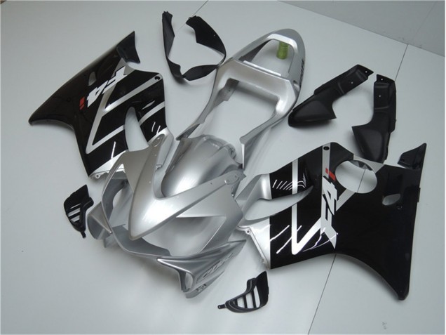 Loja Carenagem Moto Honda CBR 600 F4i 01-03 - Prata Preto Loja Carenagem Moto Honda CBR 600 F4i 01-03 - Prata Preto