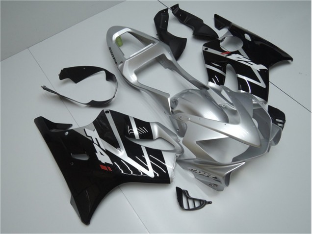 Loja Carenagem Moto Honda CBR 600 F4i 01-03 - Prata Preto Loja Carenagem Moto Honda CBR 600 F4i 01-03 - Prata Preto