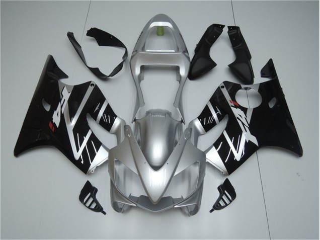 Loja Carenagem Moto Honda CBR 600 F4i 01-03 - Prata Preto Loja Carenagem Moto Honda CBR 600 F4i 01-03 - Prata Preto