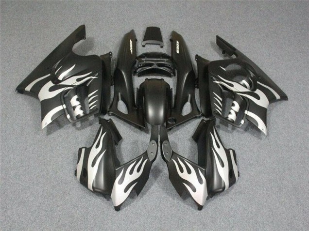 Loja Carenagem Moto Honda CBR 600 F4i 01-03 - Preto Branco Chama Loja Carenagem Moto Honda CBR 600 F4i 01-03 - Preto Branco Chama