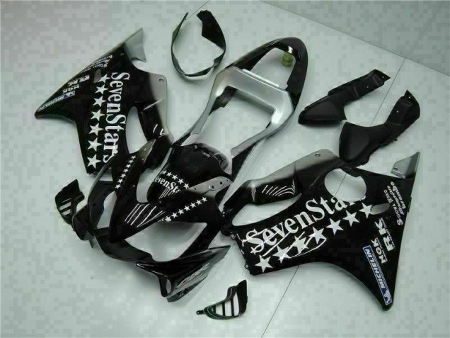 Loja Carenagem Moto Honda CBR 600 F4i 01-03 - Preto Branco SevenStarss Loja Carenagem Moto Honda CBR 600 F4i 01-03 - Preto Branco SevenStarss
