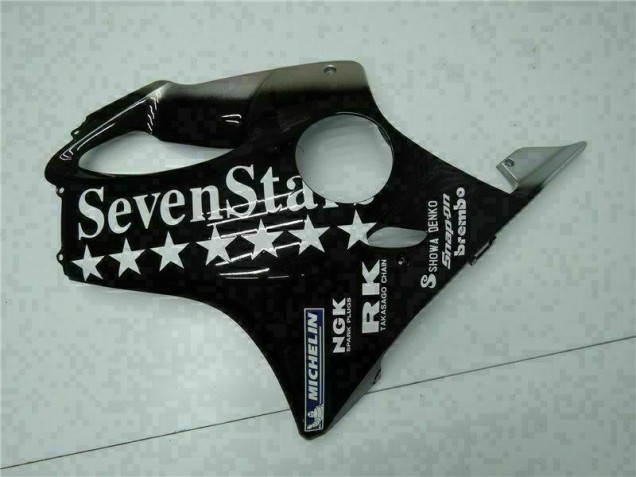 Loja Carenagem Moto Honda CBR 600 F4i 01-03 - Preto Branco SevenStarss Loja Carenagem Moto Honda CBR 600 F4i 01-03 - Preto Branco SevenStarss