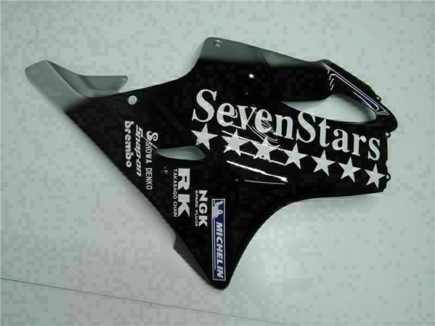 Loja Carenagem Moto Honda CBR 600 F4i 01-03 - Preto Branco SevenStarss Loja Carenagem Moto Honda CBR 600 F4i 01-03 - Preto Branco SevenStarss