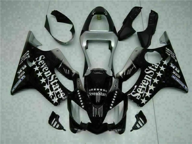 Loja Carenagem Moto Honda CBR 600 F4i 01-03 - Preto Branco SevenStarss Loja Carenagem Moto Honda CBR 600 F4i 01-03 - Preto Branco SevenStarss