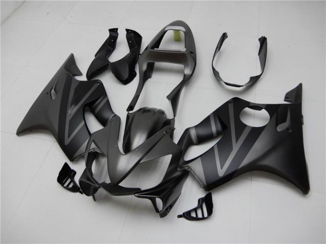 Loja Carenagem Moto Honda CBR 600 F4i 01-03 - Preto Fosco Cinzento Loja Carenagem Moto Honda CBR 600 F4i 01-03 - Preto Fosco Cinzento