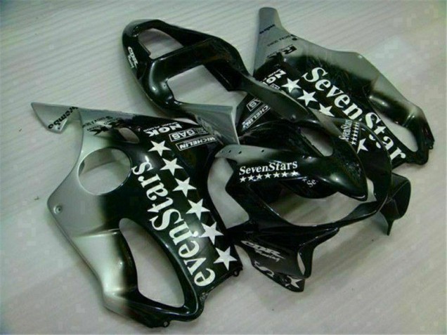 Loja Carenagem Moto Honda CBR 600 F4i 01-03 - Preto Prata SevenStarss Loja Carenagem Moto Honda CBR 600 F4i 01-03 - Preto Prata SevenStarss