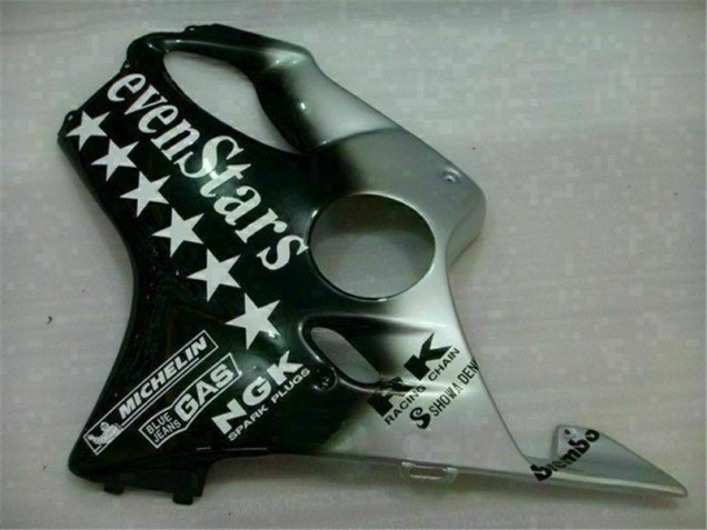 Loja Carenagem Moto Honda CBR 600 F4i 01-03 - Preto Prata SevenStarss Loja Carenagem Moto Honda CBR 600 F4i 01-03 - Preto Prata SevenStarss