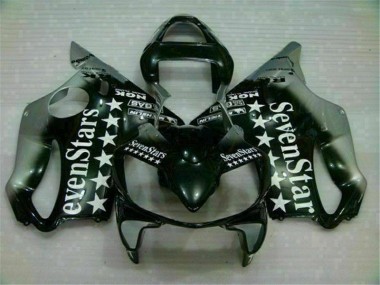 Loja Carenagem Moto Honda CBR 600 F4i 01-03 - Preto Prata SevenStarss