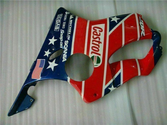 Loja Carenagem Moto Honda CBR 600 F4i 01-03 - Vermelho Branco Azul Castrol Cycle World Loja Carenagem Moto Honda CBR 600 F4i 01-03 - Vermelho Branco Azul Castrol Cycle World