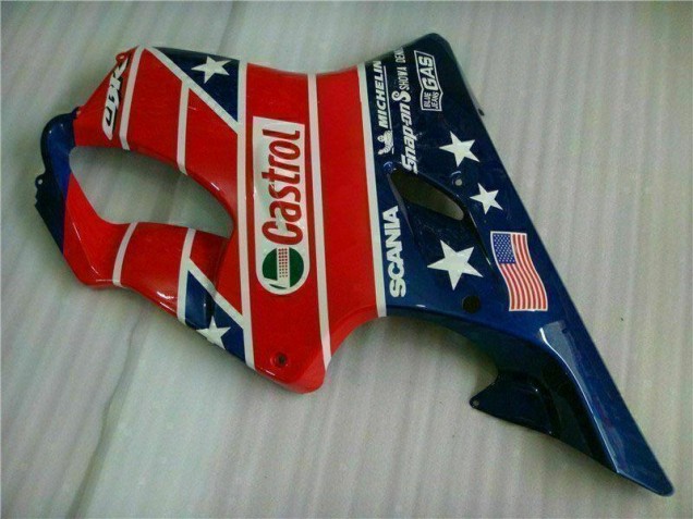 Loja Carenagem Moto Honda CBR 600 F4i 01-03 - Vermelho Branco Azul Castrol Cycle World Loja Carenagem Moto Honda CBR 600 F4i 01-03 - Vermelho Branco Azul Castrol Cycle World