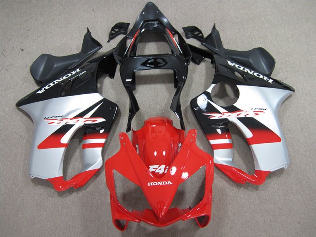 Loja Carenagem Moto Honda CBR 600 F4i 01-03 - Vermelho Branco Preto Loja Carenagem Moto Honda CBR 600 F4i 01-03 - Vermelho Branco Preto