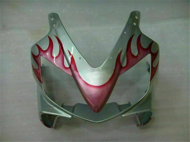 Loja Carenagem Moto Honda CBR 600 F4i 01-03 - Vermelho Chama Prata Loja Carenagem Moto Honda CBR 600 F4i 01-03 - Vermelho Chama Prata
