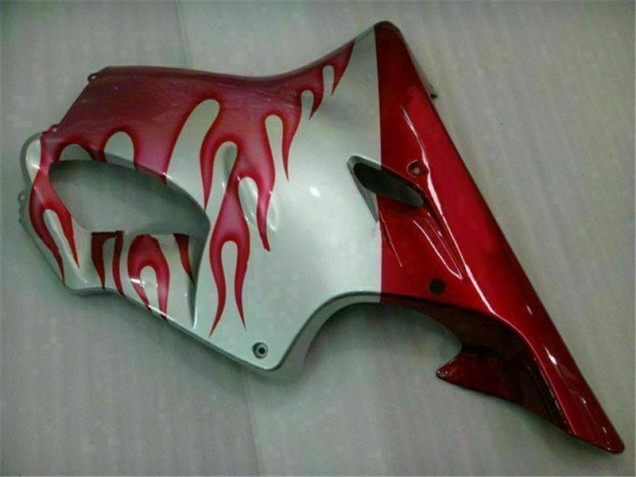 Loja Carenagem Moto Honda CBR 600 F4i 01-03 - Vermelho Chama Prata Loja Carenagem Moto Honda CBR 600 F4i 01-03 - Vermelho Chama Prata
