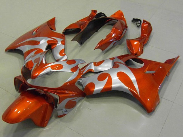 Loja Carenagem Moto Honda CBR 600 F4i 04-07 - Laranja Prata Loja Carenagem Moto Honda CBR 600 F4i 04-07 - Laranja Prata