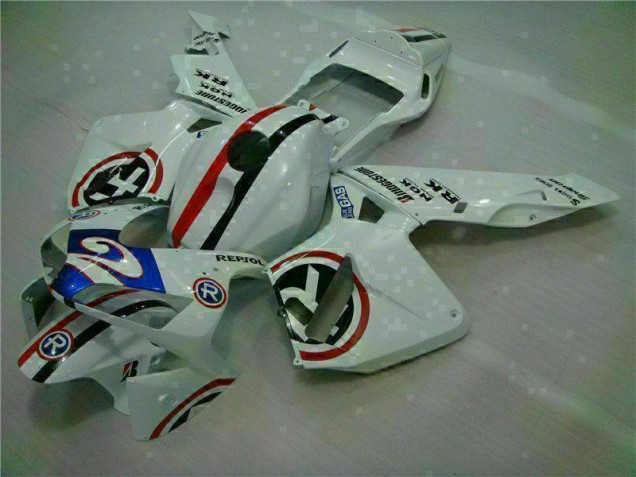 Loja Carenagem Moto Honda CBR 600RR 03-04 - Branco Azul R 2 Loja Carenagem Moto Honda CBR 600RR 03-04 - Branco Azul R 2