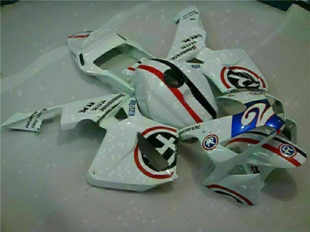 Loja Carenagem Moto Honda CBR 600RR 03-04 - Branco Azul R 2 Loja Carenagem Moto Honda CBR 600RR 03-04 - Branco Azul R 2