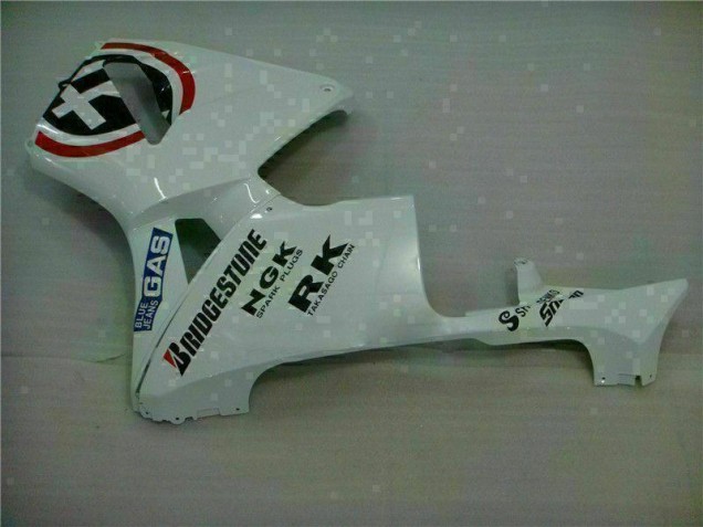 Loja Carenagem Moto Honda CBR 600RR 03-04 - Branco Azul R 2 Loja Carenagem Moto Honda CBR 600RR 03-04 - Branco Azul R 2