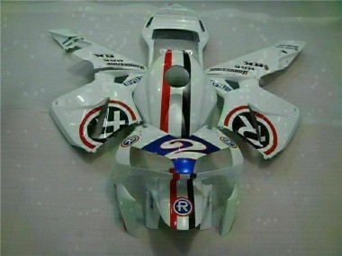 Loja Carenagem Moto Honda CBR 600RR 03-04 - Branco Azul R 2