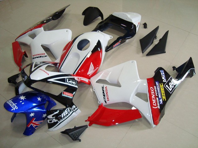 Loja Carenagem Moto Honda CBR 600RR 03-04 - Branco Preto Vermelho Lee Loja Carenagem Moto Honda CBR 600RR 03-04 - Branco Preto Vermelho Lee
