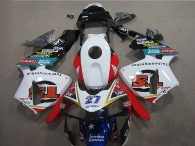Loja Carenagem Moto Honda CBR 600RR 03-04 - Branco Vermelho Azul 27