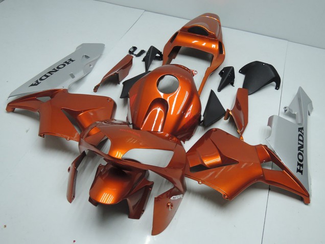 Loja Carenagem Moto Honda CBR 600RR 03-04 - Laranja Prata Loja Carenagem Moto Honda CBR 600RR 03-04 - Laranja Prata