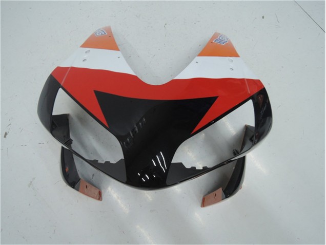 Loja Carenagem Moto Honda CBR 600RR 03-04 - Laranja Vermelho Preto Repsol