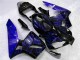 Loja Carenagem Moto Honda CBR 600RR 03-04 - Preto & Azul Chama Loja Carenagem Moto Honda CBR 600RR 03-04 - Preto & Azul Chama