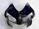 Loja Carenagem Moto Honda CBR 600RR 03-04 - Preto & Azul Chama Loja Carenagem Moto Honda CBR 600RR 03-04 - Preto & Azul Chama