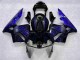 Loja Carenagem Moto Honda CBR 600RR 03-04 - Preto & Azul Chama Loja Carenagem Moto Honda CBR 600RR 03-04 - Preto & Azul Chama