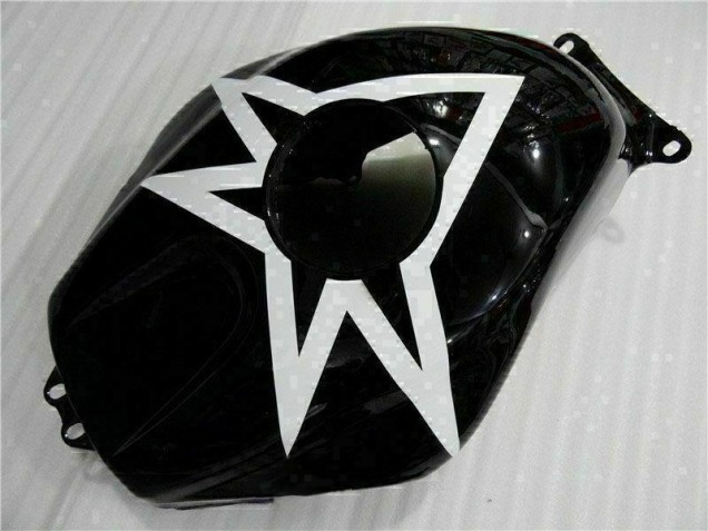 Loja Carenagem Moto Honda CBR 600RR 03-04 - Preto Branco 11 Loja Carenagem Moto Honda CBR 600RR 03-04 - Preto Branco 11