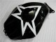 Loja Carenagem Moto Honda CBR 600RR 03-04 - Preto Branco 11 Loja Carenagem Moto Honda CBR 600RR 03-04 - Preto Branco 11