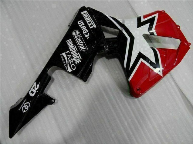 Loja Carenagem Moto Honda CBR 600RR 03-04 - Preto Branco 11 Loja Carenagem Moto Honda CBR 600RR 03-04 - Preto Branco 11