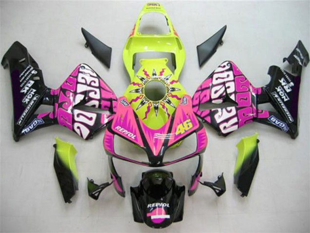 Loja Carenagem Moto Honda CBR 600RR 03-04 - Valentino Rossi Loja Carenagem Moto Honda CBR 600RR 03-04 - Valentino Rossi